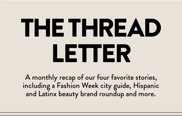 THE THREAD LETTER