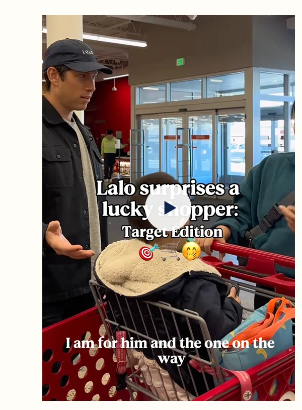 Lalo surprises a lucky shopper: Target Edition Part #1