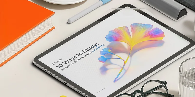 Screenshot of our ebook: 10 Ways to Study.