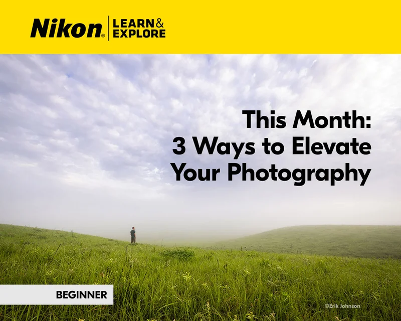 Nikon Learn and Explore | This Month: 3 Ways to Elevate Your Photography