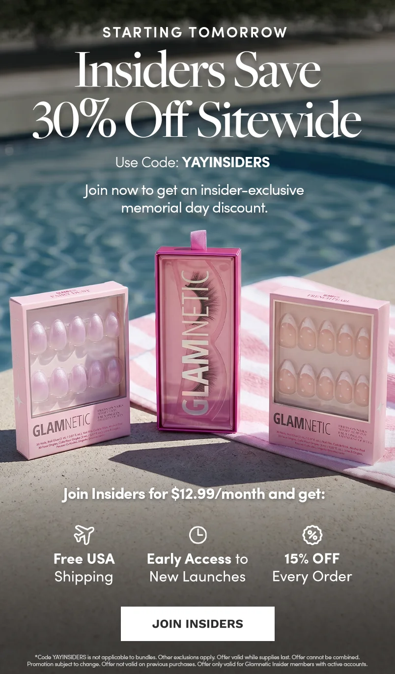 Join Glamnetic Insiders Membership