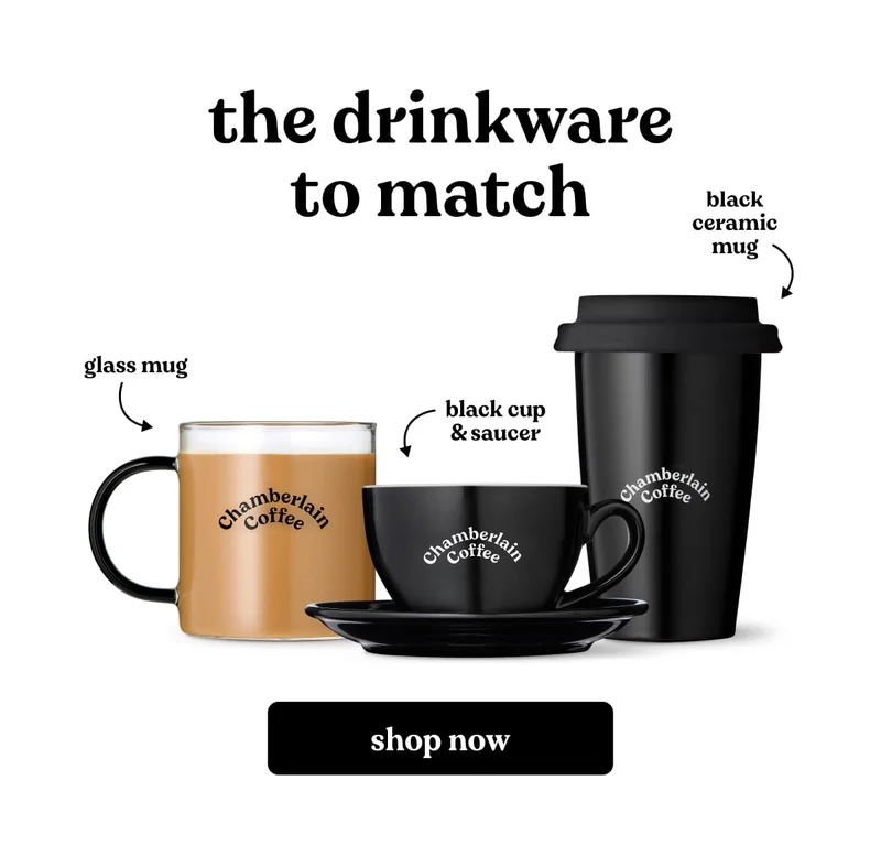 the drinkware to match.