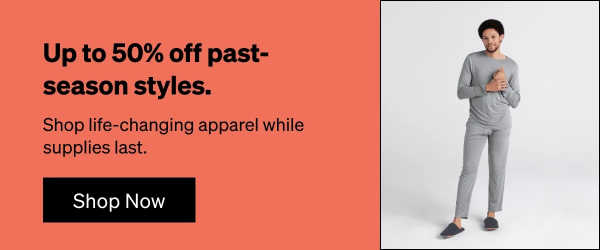 Up to 50% off past-season styles.