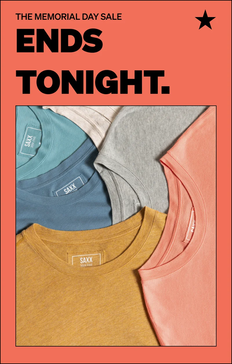 Memorial Day Weekend Sale ends tonight.