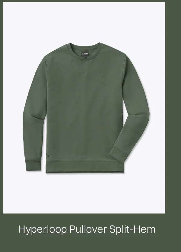 Hyperloop Pullover Split-Hem