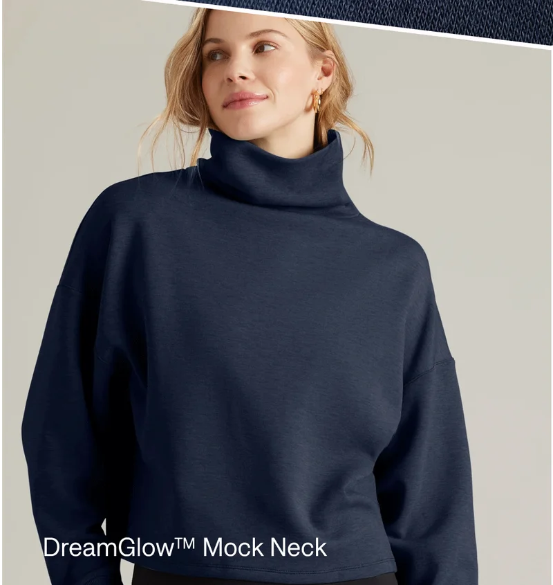 DreamGlow™ Mock Neck