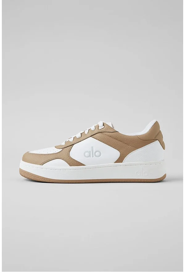 Alo Recovery Mode Sneaker - Gravel/White - Gravel/White / 14.5M/16W
