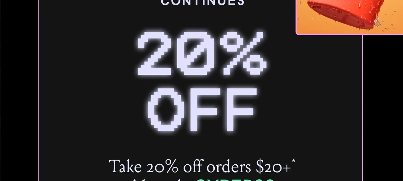 Exclusive early access. Save 20% with code discount code