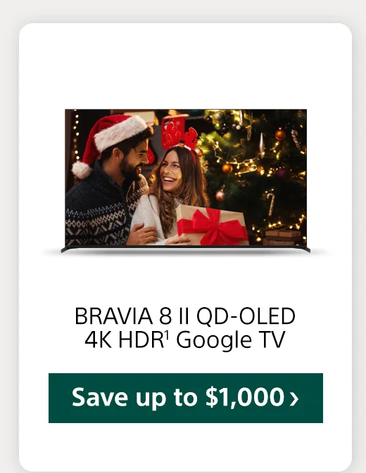 BRAVIA 8 II QD-OLED 4K HDR1 Google TV Save