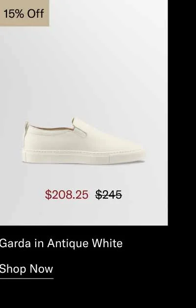 Garda in Antique White 15% off. Shop Now