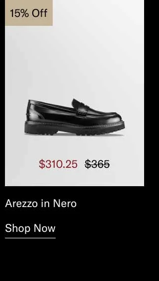 Arezzo in Nero 15% off. Shop Now