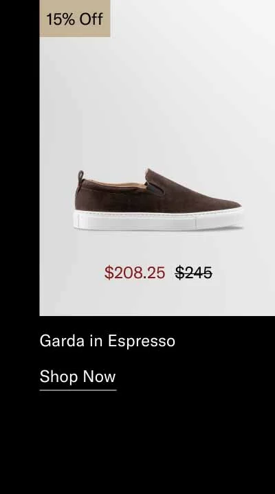 Garda in Espresso 15% off. Shop Now