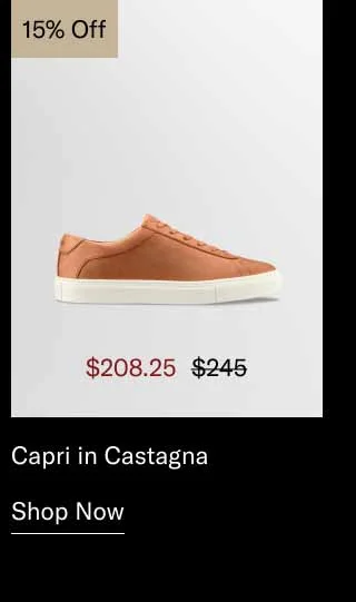 Capri in Castagna 15% off. Shop Now