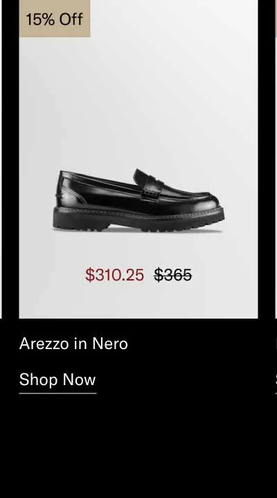 Arezzo in Nero 15% off. Shop Now