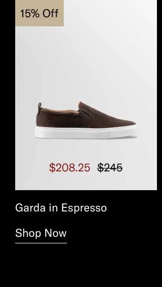 Garda in Espresso 15% off. Shop Now
