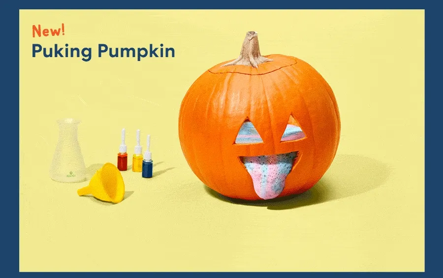 New! Puking Pumpkin