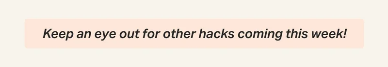 P.S. Have a favorite cocokind hack? Let us know and you might see it featured on the list this month!