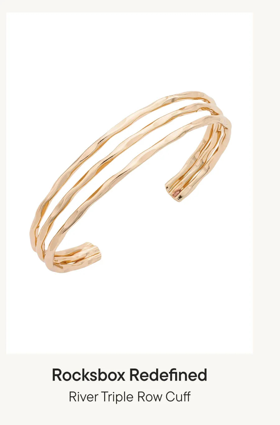 River Triple Row Cuff