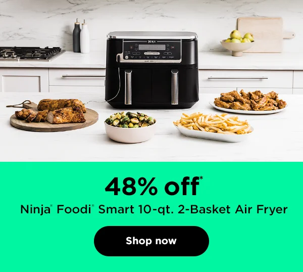 48% off* Ninja® Foodi® Smart 10-qt. 2-Basket Air Fryer