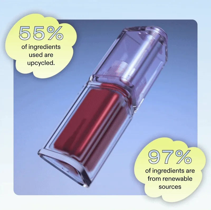 🌏 BONUS! 55% of the ingredients used are upcycled, and 97% come from renewable sources.