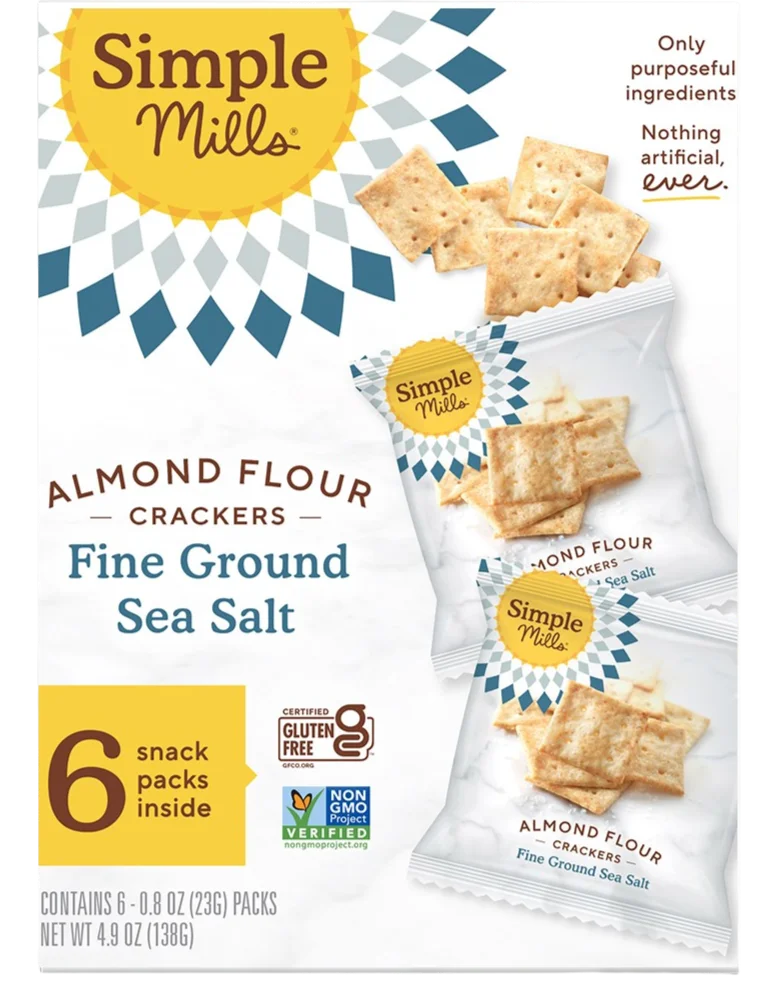 Image of Simple Mills Sea Salt Almond Flour Crackers (6 Pack)