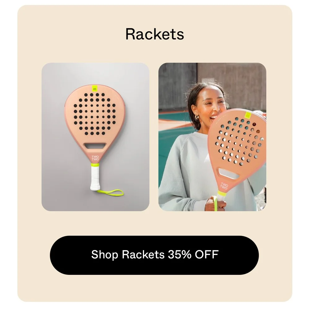 Shop Rackets 35% Off