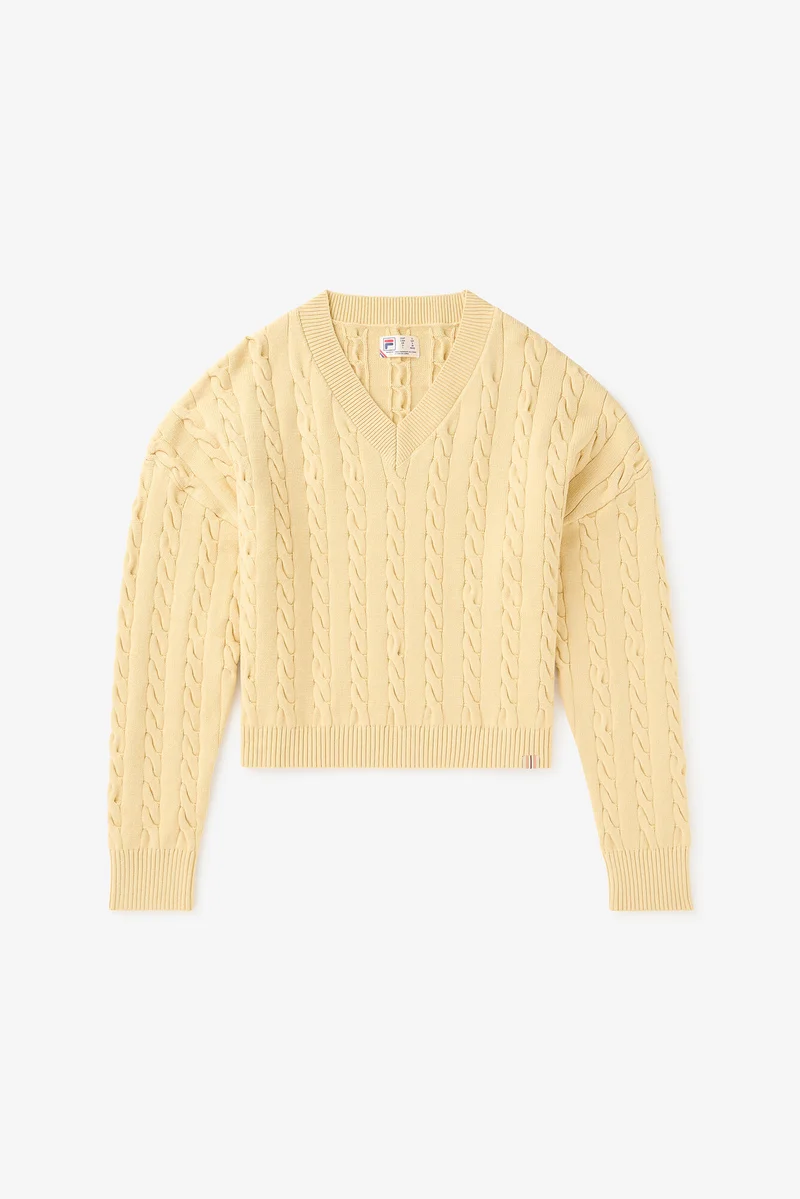 Baseline Chunky V-Neck Sweater
