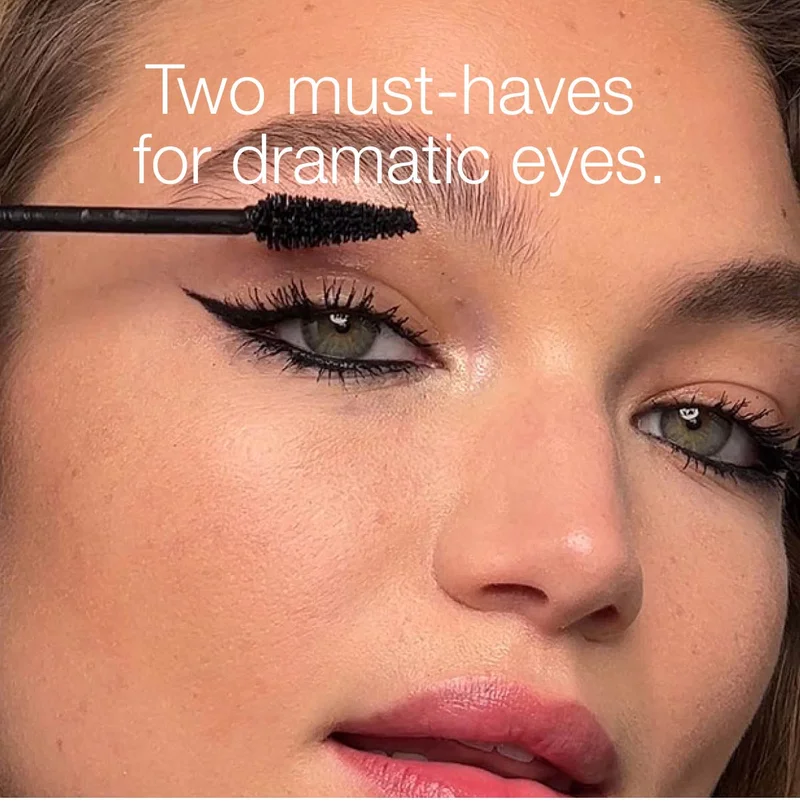 Two must-haves for dramatic eyes.
