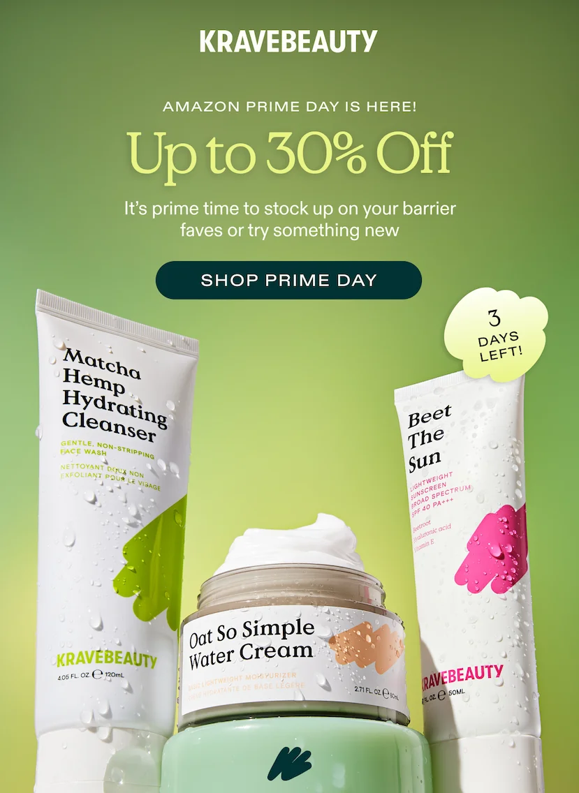 Shop up to 30% off KraveBeauty during Amazon Prime Day. Don't miss out