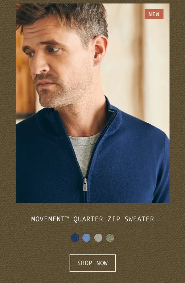 Movement Quarter Zip Sweater