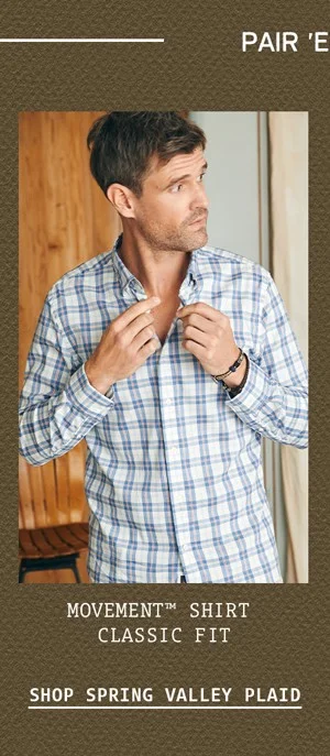 Movement Shirt Classic Fit - Spring Valley Plaid