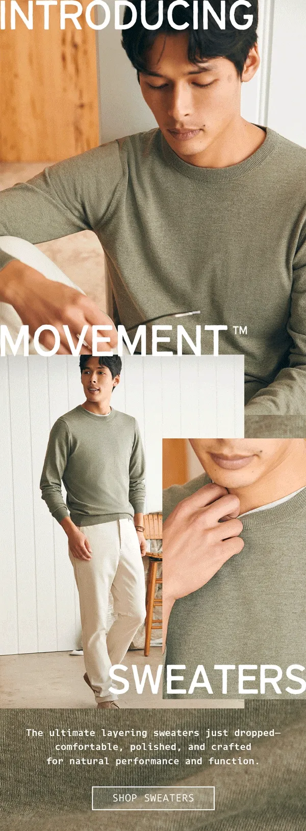 Introducing Movement Sweaters - Shop Sweaters