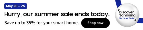 Discover Samsung Summer Sale