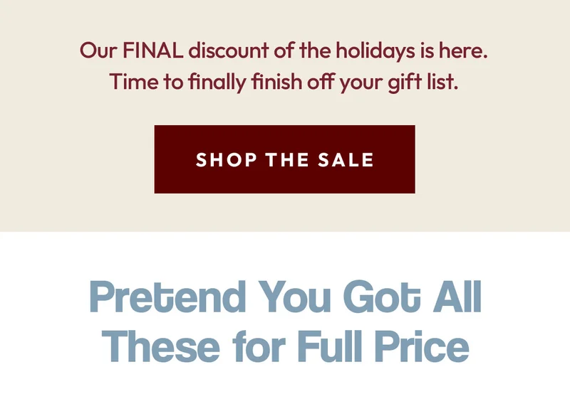 Full Price?