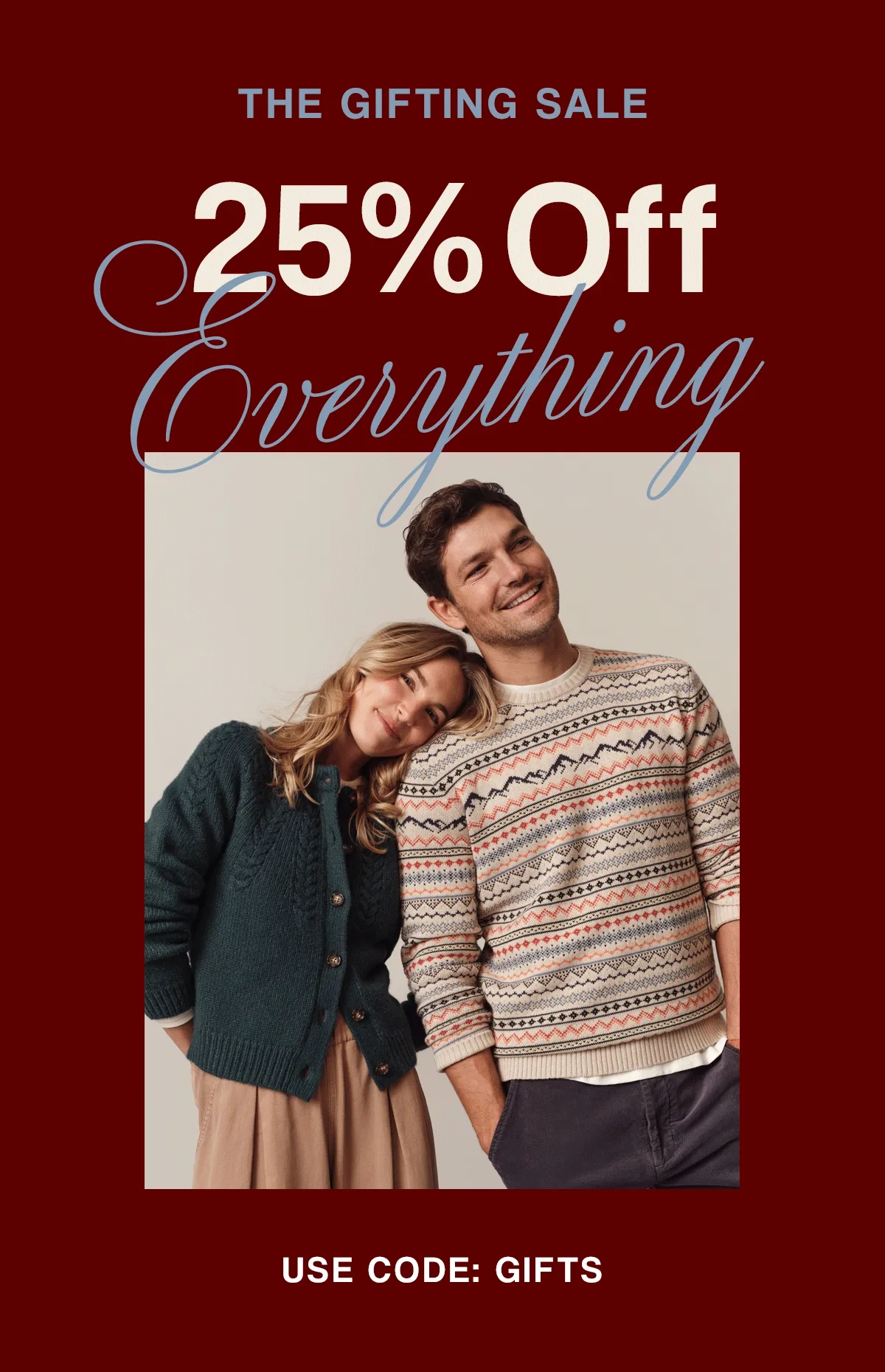 It’s our final holiday sale