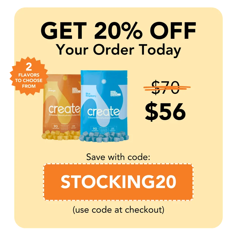 Save 20% off your order