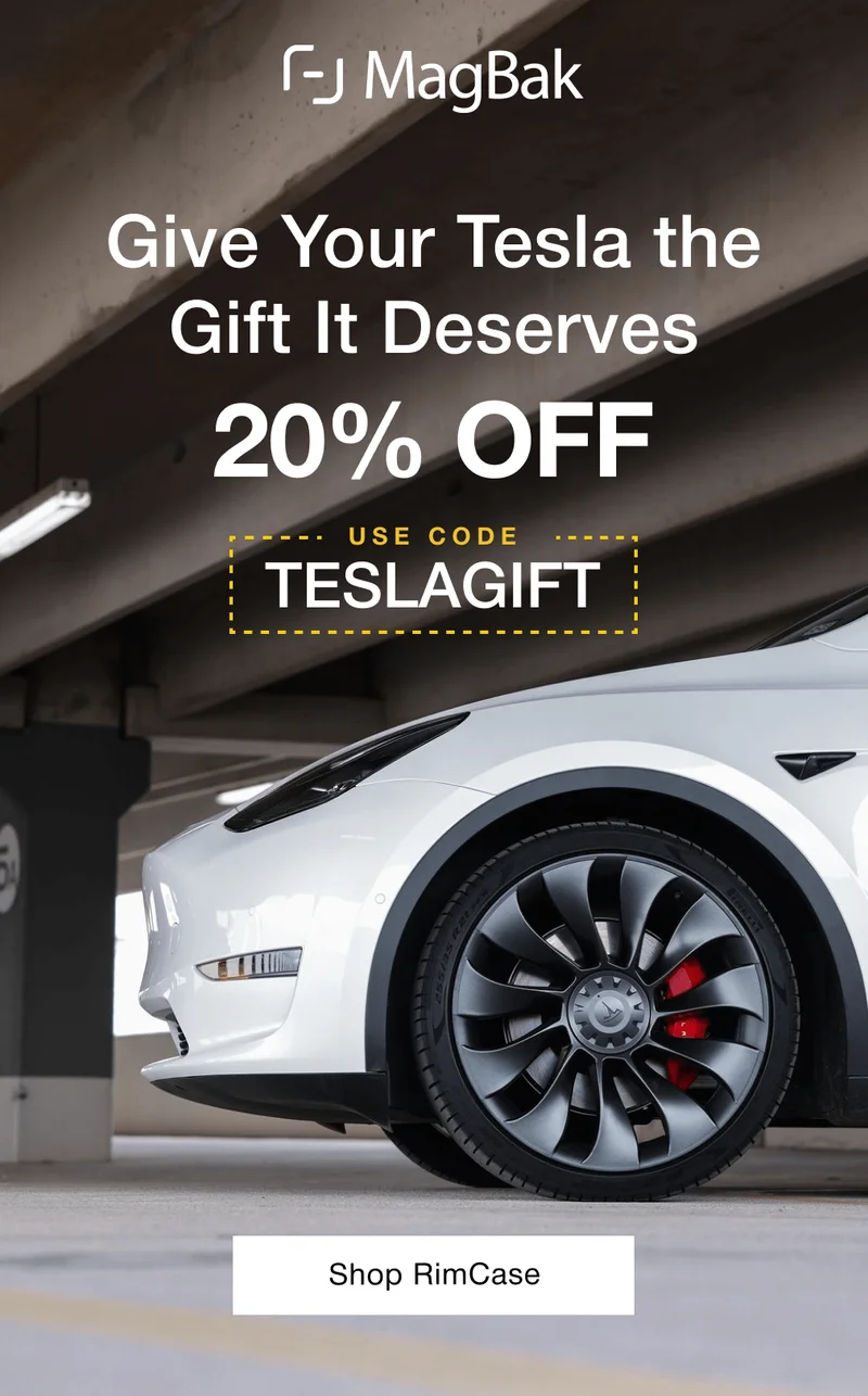 Give Your Tesla the Gift It Deserves. 20% off with code discount code