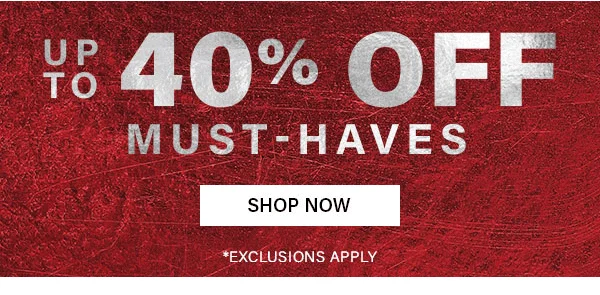 Up To 40% Off