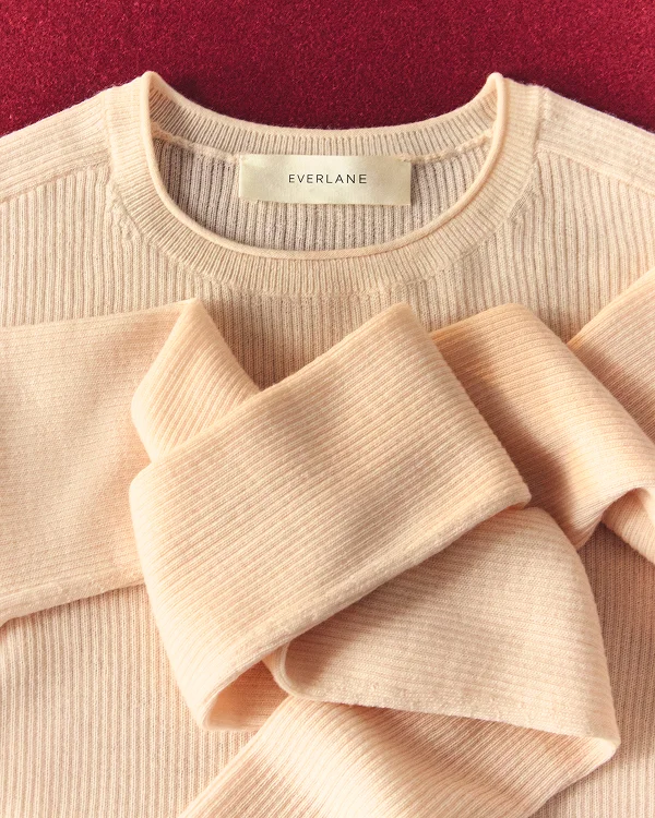 Image | The Luxe Rib Long-Sleeve Crew