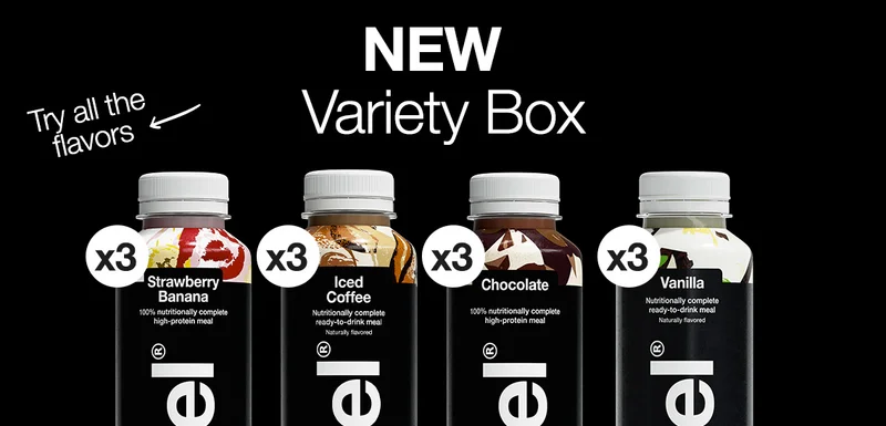 Try all flavors with our new Variety box
