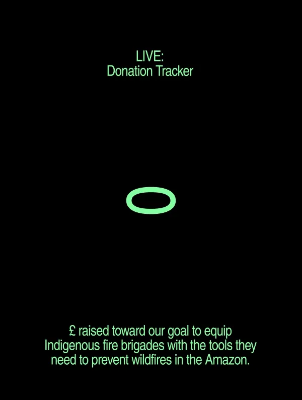 Live : donation tracker