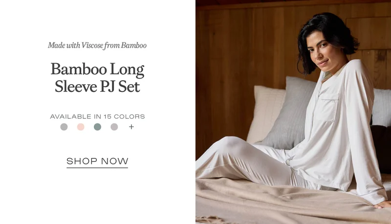 Bamboo Long Sleeve PJ Set - Shop Now