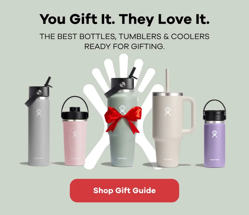 You gift it. They love it. The best bottles, tumblers & coolers ready for gifiting.  | Shop Gift Guide