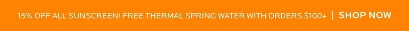 15% OFF ALL SUNSCREEN!