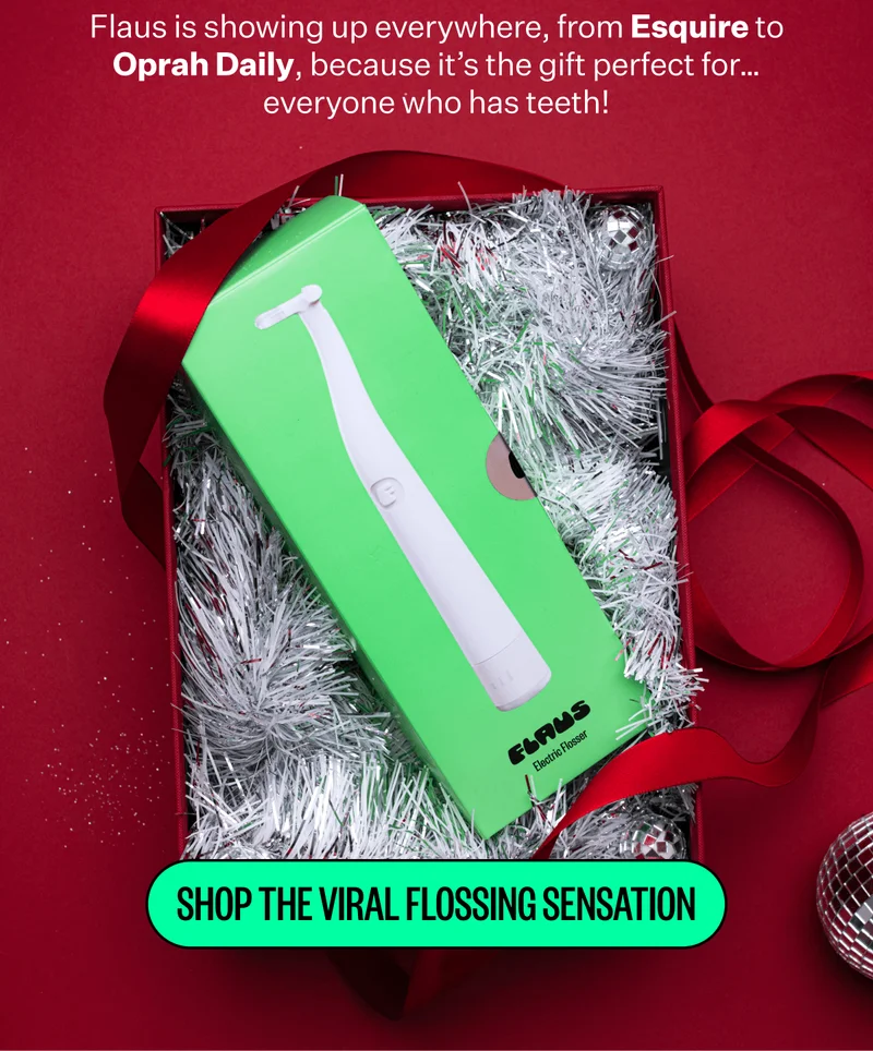 Flaus in showing up everywhere, from Esquire to Oprah Daily, because it's the gift perfect for.. everyone who has teeth! | Shop The Viral Flossing Sensation