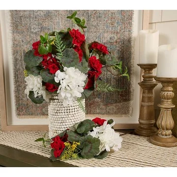 Set of 4 Geranium, Hydrangea,and Berry Picks by Valerie
