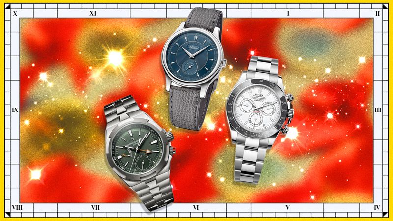 Image may contain: Wristwatch, Arm, Body Part, and Person