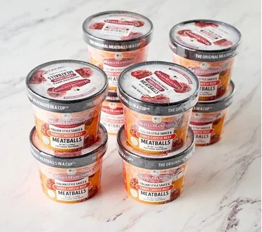 Mama Mancini's (8) 7-oz 3-Cheese Meatballs in a Cup