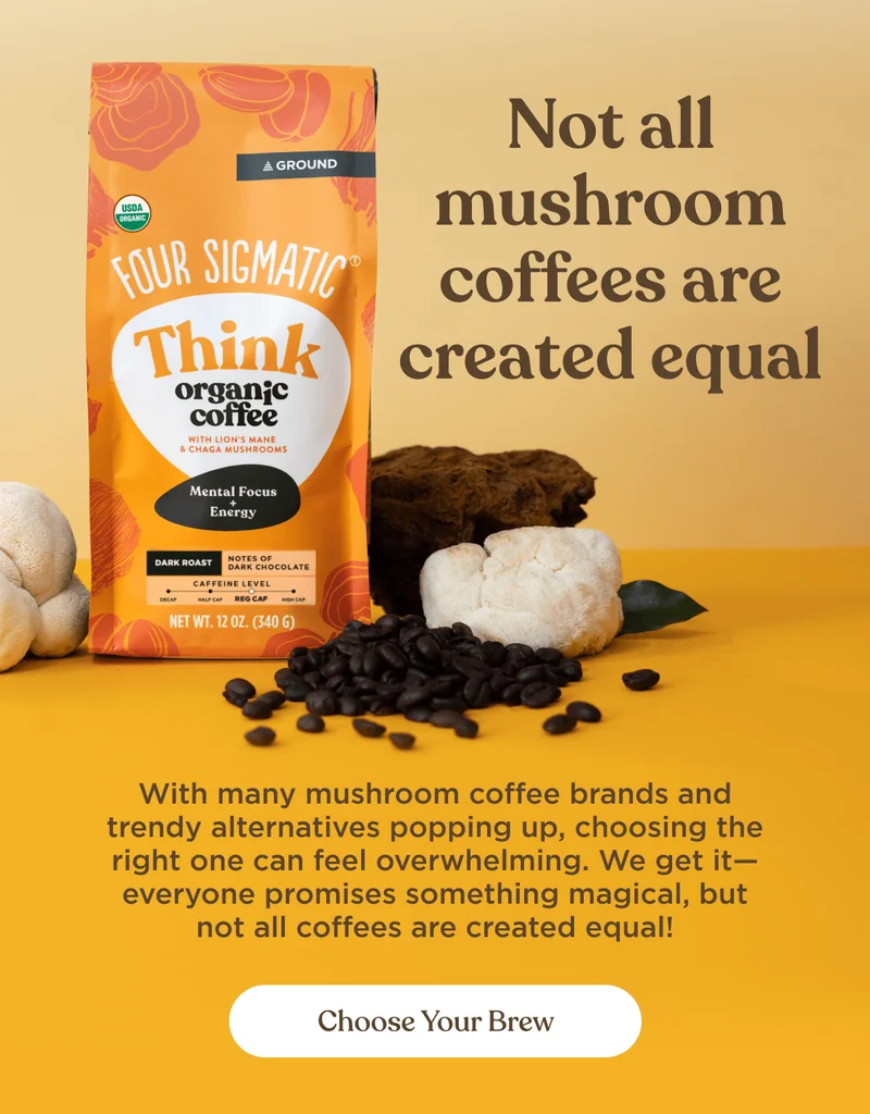 Not all mushroom coffees are created equal | With many mushroom coffee brands and trendy alternatives popping up, choosing the right one can feel overwhelming. We get it—everyone promises something magical, but not all coffees are created equal! | Choose Your Brew