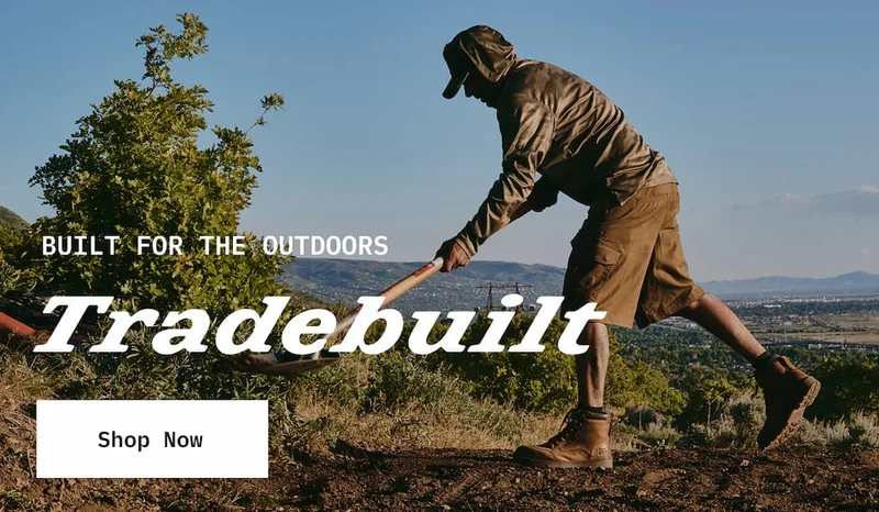Tradebuilt. Performance Workwear. Shop Now.